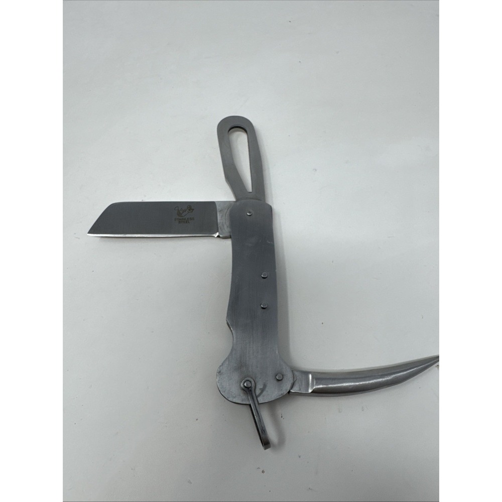 Stainless steel rigging knife, 3 elements, 3.5" length